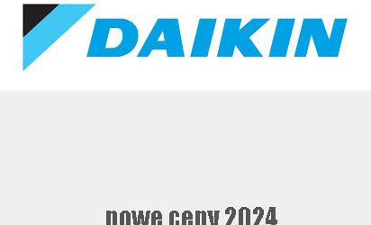 Daikin - nowe cenniki 2024